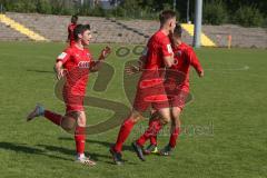 A - Junioren Bundesliga Süd/Südwest -  Saison 2021/2022 - FC Ingolstadt 04 - Karlsruher SC - Der 1:1 Ausgleichstreffer durch Krupa Jerpen (#10 FCI) - jubel - Foto: Meyer Jürgen