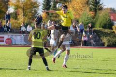 Kreisliga - Saison 2022/2023 - TSV Gaimersheim - FC Hitzhofen/Oberzell - Benjamin Anikin weiss Gaimersheim - Patrick Schwarz gelb Hitzhofen - Foto: Meyer Jürgen