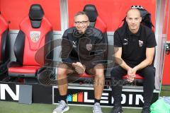 DFB - Pokal - Frauen - Saison 2022/2023 - FC Ingolstadt 04 -  FC Bayern München - Cheftrainer Miren  Catovic (FC Ingolstadt 04 ) rechts - Nurtsch Mario Co Trainer - links - Foto: Meyer Jürgen