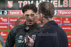 3. Liga; TSV Havelse - FC Ingolstadt 04; nach dem Spiel Dennis Kayigin (10, FCI) Interview