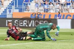 2.BL; SV Darmstadt 98 - FC Ingolstadt 04 - Tor Stefan Kutschke (30, FCI) Jubel, #d#schauen dem Ball nach, Anschlußtor Treffer