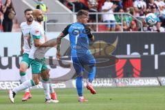 2.BL; FC Ingolstadt 04 - Werder Bremen, Dennis Eckert Ayensa (7, FCI) Toprak Ömer (21 Bremen) Jung Anthony (3 Bremen)