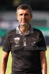 3.Liga - Saison 2023/2024 - Preußen Münster - FC Ingolstadt 04 - Cheftrainer Michael Köllner (FCI) vor dem Spiel -  - Foto: Meyer Jürgen