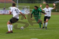 Toto-Pokal Donau/Isar 21/22 - TSV Gaimersheim - FC Gerolfing - Atilla Demir grün Gerofing - Foto: Meyer Jürgen