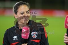 3. Liga; TSV Havelse - FC Ingolstadt 04; nach dem Spiel Cheftrainerin Sabrina Wittmann (FCI) Interview