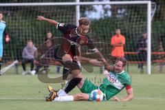 Testspiel - 2. Bundesliga - VfB Eichstätt - FC Ingolstadt 04 - Hawkins Jaren (20 FCI) Philipp Federl (Nr.16 - VfB)