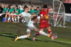 A-Junioren Bundesliga Süd/Südwest - Saison 2021/22 - FC Ingolstadt 04  - SpVgg Greuther Fürth - Felix Keidel rot FCI - Foto: Jürgen Meyer