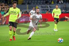 DFB Pokal - Saison 2021/2022 - Borussia Dortmund - FC Ingolstadt 04 - Marc Stendera (#10 FCI) - Mats Hummels (#15 Dortmund) - Foto: Stefan Bösl