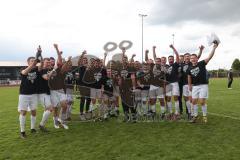 Kreisliga - Saison 2022/2023 - TSV Gaimersheim - Türk.SV Ingolstadt - Aufstieg in die Bezirksliga - jubel - Manfred Wagner-Kroll Trainer  Gaimersheim - Foto: Marek Kowalski