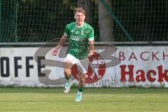 Kreisliga - Saison 2023/24 - Relegation zur BZL - FC Gerolfing - SVA Palzing -  Der 1:0 Führungstreffer durch Timo Kraus grün Gerolfing - jubel - Tor - Foto: Meyer Jürgen