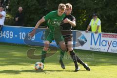 BZL - Oberbayern Nord - SV Manching - TSV Jetzendorf - Quendrim Hoti (14 Manching) schwarz - Marc Peuker grün Jetzendorf - Foto: Jürgen Meyer