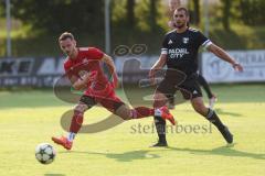 Kreispokal - Saison 2025/26- SV Eitensheim- TSV Gaimersheim  - Nicolae Nechita (Nr.19 - TSV Gaimersheim)Niklas Elm rot Eitensheim - XXXXX - Foto: Meyer Jürgen