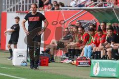 DFB Pokal; FC Ingolstadt 04 - SV Darmstadt 98; Cheftrainer Rüdiger Rehm (FCI)