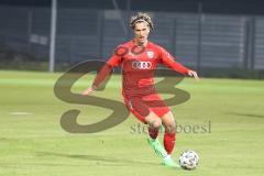 Bayernliga Süd - Saison 2022/2023 - FC Ingolstadt 04 -  VFB Hallbergmoos - Juan Ignacio Cabrera rot FCI  - Foto: Meyer Jürgen