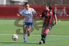 2. Bundesliga Frauen - Saison 2024/25 - FC Ingolstadt 04 Frauen - SC Sand - Homann Sanja weiss Sand - Winter Mara (Nr.2 - FCI Frauen) - Foto: Meyer Jürgen