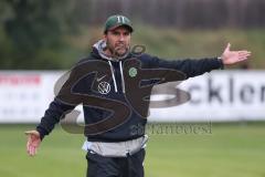 Landesliga - Saison 2025/26 - SV Manching - TSV Jetzendorf - Cheftrainer Cüneyt Köz (SV Manching) - XXXXX - Foto: Meyer Jürgen