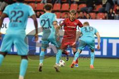 3. Liga; FC Ingolstadt 04 - FC Viktoria Köln; Yann Sturm (7, FCI) Wolf Lucas (21 VK) Sponsel Meiko (19 VK)