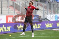 3.Liga - Saison 2022/2023 - FC Ingolstadt 04 -  SV Meppen - Der 3:1 Führungstreffer durch Jalen Hawkins (Nr.20 - FCI)  - jubel - Foto: Meyer Jürgen