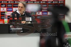 3.Liga - Saison 2022/2023 - FC Ingolstadt 04 -  - Pressekonferenz - Geschäftsführer Sport und Kommunikation Dietmar Beiersdorfer (FCI) -  - Foto: Meyer Jürgen