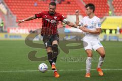 3.Liga - Saison 2022/2023 - FC Ingolstadt 04 -  SV Meppen - Pascal Testroet (Nr.37 - FCI) - Jonas Fedl (Nr.5 - SV Meppen) -  Foto: Meyer Jürgen