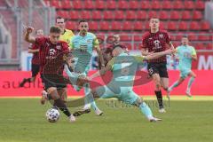 3. Liga - FC Ingolstadt 04 - 1. FC Kaiserslautern - Dennis Eckert Ayensa (7, FCI) Ciftci Hikmet (6 FCK)