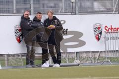 Bayernliga Nord - Saison 2023/24 - FC Ingolstadt 04 II - SC Eltersdorf- Christoph Heckl - Cheftrainer Michael Köllner (FCI) - Geschäftsfüher  Dietmar  Beiersdorfer (FCI) - Foto: Meyer Jürgen