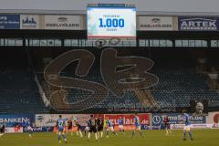 2.BL; Hansa Rostock - FC Ingolstadt 04; 1000 Zuschauer Corona Begrenzung