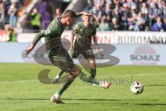 3. Liga; VfL Osnabrück - FC Ingolstadt 04; Torchance verpasst Benjamin Kanuric (8, FCI)