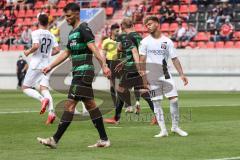 Hawkins Jaren (20 FCI) Torchance verpasst; FC Ingolstadt 04 - SpVgg Greuther Fürth; 2.BL; Testspiel