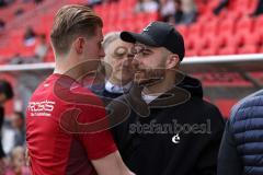 2.BL; FC Ingolstadt 04 - FC Hansa Rostock; Torwart Robert Jendrusch (1, FCI) Fatih Kaya (9, FCI)