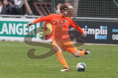 Bezirksliga - Saison 2024/25 - FC Gerolfing - VFB Eichstätt II - Michael Oblinger Torwart Gerolfing mit Gesichtsmaske - XXXXX - Foto: Meyer Jürgen