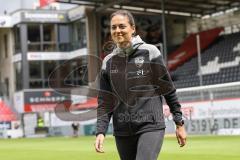 3. Liga; SV Sandhausen - FC Ingolstadt 04; vor dem Spiel Cheftrainerin Sabrina Wittmann (FCI)