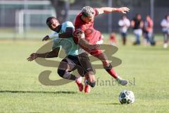 Toto-Pokal; FSV Harthof München - FC Ingolstadt 04; Linus Rosenlöcher (19, FCI) Zweikampf Kampf um den Ball