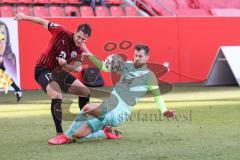 3. Liga - FC Ingolstadt 04 - 1. FC Kaiserslautern - Michael Heinloth (17, FCI) Winkler Alexander (4 FCK)