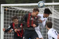 Bayernliga Nord - Saison 2024/25 - FC Ingolstadt 04 II - ATSV Erlangen - Tobias Schröck (Nr.21 - FCI U21) - Markert Lukas weiss Erlangen - Foto: Meyer Jürgen