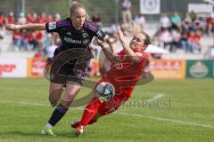 2. Bundesliga Frauen - Saison 2023/24 - FC Ingolstadt 04 Frauen - FC Bayern München II - Hünten Greata schwarz München - Reininger Pija (Nr.21 - FCI) - Foto: Meyer Jürgen