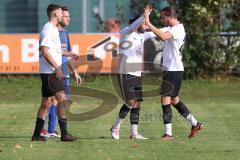 2023_10_28 - Kreisklasse - Saison 2023/24 - FC GW Ingolstadt - FC Arnsberg -  Der 3:0 Führungstreffer durch - Inan Düzgün weiss GW  Ing - jubel -  - XXXXX - Foto: Meyer Jürgen