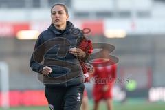3. Liga; SC Verl - FC Ingolstadt 04; Cheftrainerin Sabrina Wittmann (FCI) vor dem Spiel