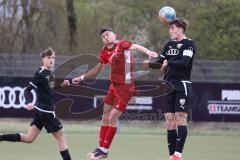 B-Junioren - Bayernliga -  Fc Ingolstadt 04 - TSG 1860 Rosenheim - Decker Elias schwarz FCI -  Foto: Meyer Jürgen