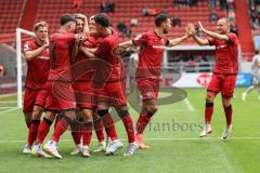 3. Liga; FC Ingolstadt 04 - SSV Jahn Regensburg; Tor Jubel Treffer Max Besuschkow (17, FCI) 1:0, Lukas Fröde (34, FCI) Frederik Christensen (11, FCI) Linus Rosenlöcher (19, FCI) Jonas Scholz (15, FCI) Berkay Öztürk (39 FCI) Mattis Hoppe (2, FCI) Simon Lor
