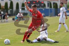Bayernliga Nord - Saison 2023/24 - FC Ingolstadt 04 II - TSV Abtswind - Mario Götzendorfer (Nr.23 - FCI) - Tuda Jayson weiss Abtswind - Foto: Meyer Jürgen