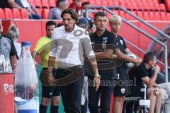 3. Liga; FC Ingolstadt 04 - TSV 1860 München; unzufrieden Sportdirektor Ivica Grlic  (FCI) und Cheftrainer Michael Köllner (FCI)