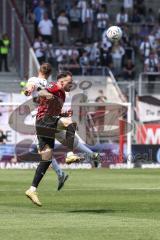 3. Liga; FC Ingolstadt 04 - SV Elversberg; Patrick Schmidt (9, FCI) Kopfballduell