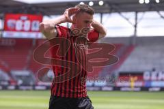 3. Liga - FC Ingolstadt 04 - TSV 1860 München - Stefan Kutschke (30, FCI) köpft zum 1:0 Tor Jubel