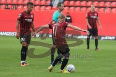 3.Liga - Saison 2022/2023 - FC Ingolstadt 04 -  - SV Waldhof-Mannheim - Tobias Bech (Nr.11 - FCI) beim Freistoss zum 1:0 Führungstreffer -  Jubel -  - Foto: Meyer Jürgen