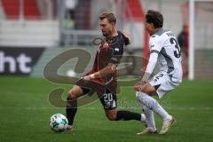 3. Liga - Saison 2026/27 - FC Ingolstadt 04 - SV Wehen Wiesbaden - Yannick Deichmann (Nr.20 - FCI) - Raul Paula (Nr.32 - Wehen/Wiesbaden) - Foto: Meyer Jürgen