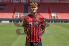 Calvin Brackelmann (17, FCI) ; FC Ingolstadt 04; 3.Liga, Porträttermin 2022/2023,