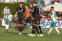 Toto Pokal - Saison 2022/2023 - SV Schalding-Heining - FC Ingolstadt 04 - Der 0:1 Führungstreffer durch Patrick Schmidt (Nr.9 - FCI) per Elfmeter - Jubel - Foto: Meyer Jürgen