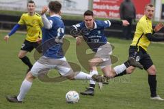 Kreisliga Saison 2022/2023 - TSV Großmehring - FC Hitzhofen  - Johannes Brunnhuber blau Großmehring - Foto: Meyer Jürgen