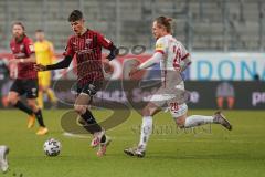 3. Liga - FC Ingolstadt 04 - Hallescher FC - Merlin Röhl (34, FCI) Titsch Rivero Marcel (26 Halle)